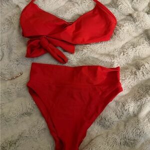 Red Bikini Set